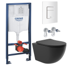 Комплект инсталляции GROHE Rapid SL 38772SH0 с унитазом Aqueduto OVO OVO0140 и сиденьем с микролифтом (NW0221)
