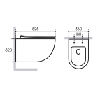 Комплект инсталляции GROHE Rapid SL 38772SH0 с унитазом Aqueduto OVO OVO0140 и сиденьем с микролифтом (NW0221)