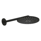 Комплект из верхнего душа и кронштейна GROHE Rainshower SmartActive 310, фантомный черный (22123KF0)