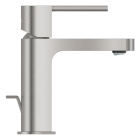 Смеситель для раковины GROHE Plus с донным клапаном, S-Size, суперсталь (32612DC3)