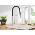 Смеситель для кухни GROHE Concetto профессиональный, суперсталь (31491DC0)