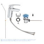 Смеситель для раковины GROHE Start QuickFix с донным клапаном, S-size, хром (32559001)