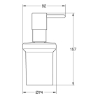 Дозатор жидкого мыла GROHE Essentials, матовый черный (1024702430)