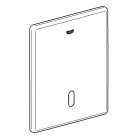 Панель смыва для унитаза GROHE Tectron Skate, 1 режим, нержавеющая сталь (38698SD1)