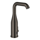 Смеситель для раковины GROHE Essence E инфракрасный, с регулировкой температуры, питание от батареи 6V, темный графит матовый (36445AL0)