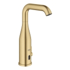 Смеситель для раковины GROHE Essence E инфракрасный, с регулировкой температуры, питание от батареи 6V, холодный рассвет матовый (36445GN0)