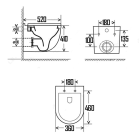 Комплект инсталляции GROHE Rapid SL 38772SH0 с унитазом AQUAme AQM2010 и сиденьем с микролифтом, смыв Quiet (NW0289)