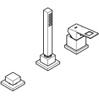 Смеситель для ванны GROHE Eurocube, хром (19966000)