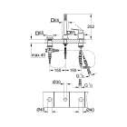 Смеситель для ванны GROHE Eurocube, хром (19966000)