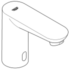 Кран для раковины GROHE Euroeco Cosmopolitan E инфракрасный, без функции смешивания, хром (36271000)