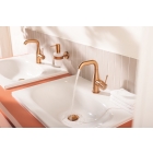 Смеситель для раковины GROHE Essence с донным клапаном, M-size, теплый закат матовый (24173DL1)