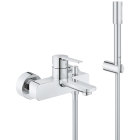 Смеситель для ванны GROHE Lineare с душевым гарнитуром, хром (33850001)