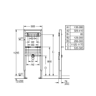 Система инсталляции для раковины и смесителя GROHE Rapid SL (1,3 м) (38546000)