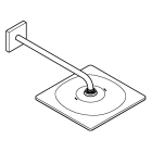 Верхний душ GROHE Rainshower Mono 310 Cube, 9,5 л/мин, 1 режим, 422 мм, хром (26564000)