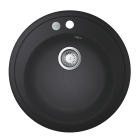 Мойка GROHE K200 с одной чашей, 51 см, черный гранит (31656AP0)