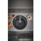 Мойка GROHE K200 с одной чашей, 51 см, черный гранит (31656AP0)