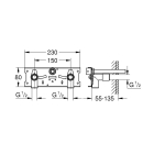 Комплект подключения для GROHE Eurosmart CE (39383000)