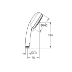 Душевой гарнитур GROHE Tempesta Cosmopolitan 100, 2 режима струи, душевая штанга 900 мм, 5,7 л/мин, хром (27788002)