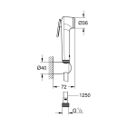 Набор для гигиенического душа GROHE Tempesta-F Trigger Spray 30, 1250 мм, белый/хром (27812IL1)