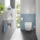 Комплект инсталляции GROHE Solido 5 в 1 с подвесным унитазом Euro Ceramic и сиденьем (39702000)