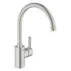 Смеситель для кухни GROHE Feel с высоким изливом, суперсталь (32670DC0)