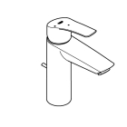 Смеситель для раковины GROHE Eurosmart, M-size, хром (2339330E)