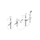 Смеситель для ванны GROHE BauEdge, хром (2512010A)