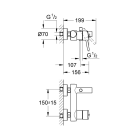 Готовый комплект для ванной комнаты GROHE BauClassic (NB0024)