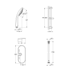 Готовый комплект для ванной комнаты GROHE BauClassic (NB0024)