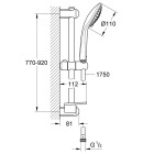 Готовый комплект для ванной комнаты GROHE BauClassic (NB0024)