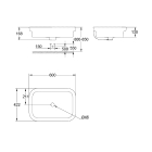 Раковина GROHE Eurocosmo свободностоящая 60 см, альпин-белый (39124001)