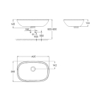 Раковина GROHE Eurostyle свободностоящая 50 см, альпин-белый (39216000)
