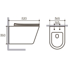 Комплект инсталляции GROHE Solido 38811KF0 с унитазом Aqueduto CONE Plus CONT0240 и сиденьем с микролифтом (NW0233)