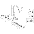 Смеситель для кухни GROHE Costa L, хром (31191001)