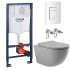 Комплект инсталляции GROHE Rapid SL 38772SH0 с унитазом Aqueduto OVO OVO0130 и сиденьем с микролифтом (NW0220)