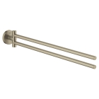 Двойной держатель для полотенца GROHE Essentials, никель матовый (40371EN1)