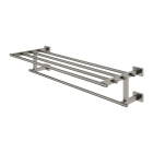 Полка для полотенец с дополнительной горизонтальной штангой GROHE Essentials Cube, 600 мм, темный графит матовый (40512AL1)