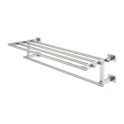 Полка для полотенец с дополнительной горизонтальной штангой GROHE Essentials Cube, 600 мм, суперсталь (40512DC1)