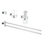 Набор аксессуаров GROHE Essentials Cube 4 в 1, хром (40847001)