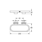 Держатель GROHE Selection, теплый закат глянец (41035DA0)