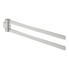 Держатель для полотенца GROHE Selection, двойной, поворотный, суперсталь (41063DC0)