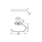 Держатель для туалетной бумаги GROHE Selection, теплый закат глянец (41068DA0)