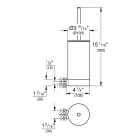 Туалетный ершик в комплекте GROHE Selection, суперсталь (41076DC0)