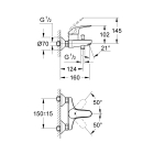 Готовый комплект для ванной комнаты GROHE Euroeco (NB0003-2)