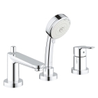 Смеситель для ванны GROHE BauEdge, хром (2511700A)