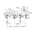 Смеситель для ванны GROHE BauEdge, хром (2512000A)