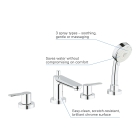 Смеситель для ванны GROHE BauEdge, хром (2512000A)