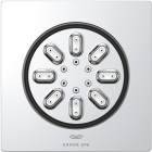 Боковой душ GROHE Rainshower SmartActive 75, 3,3 л/мин, 2 режима, хром (26802000)