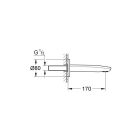 Излив для ванны GROHE Eurostyle Cosmopolitan, хром (13276002)