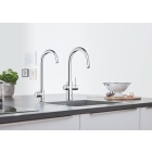 Комплект для кухни GROHE Red Mono с C-образным вентилем, бойлером L-Size и фильтром, хром (30080001)